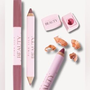 Pink Lily Dual-Ended double bloom dual lipstick and lipliner Mauve Moment
